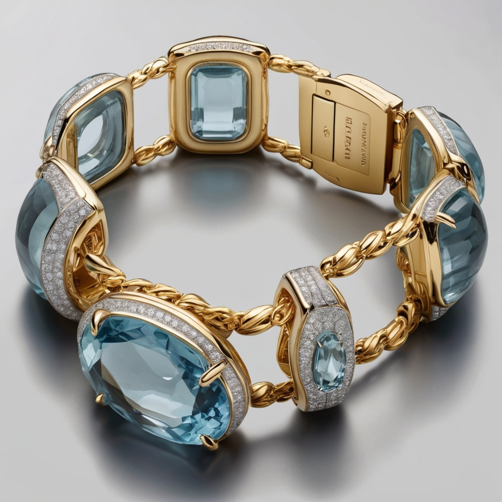 fred made in italy aquamarine bracelet