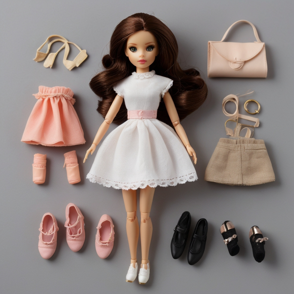 flat 1/6 scale in fashion doll shoes