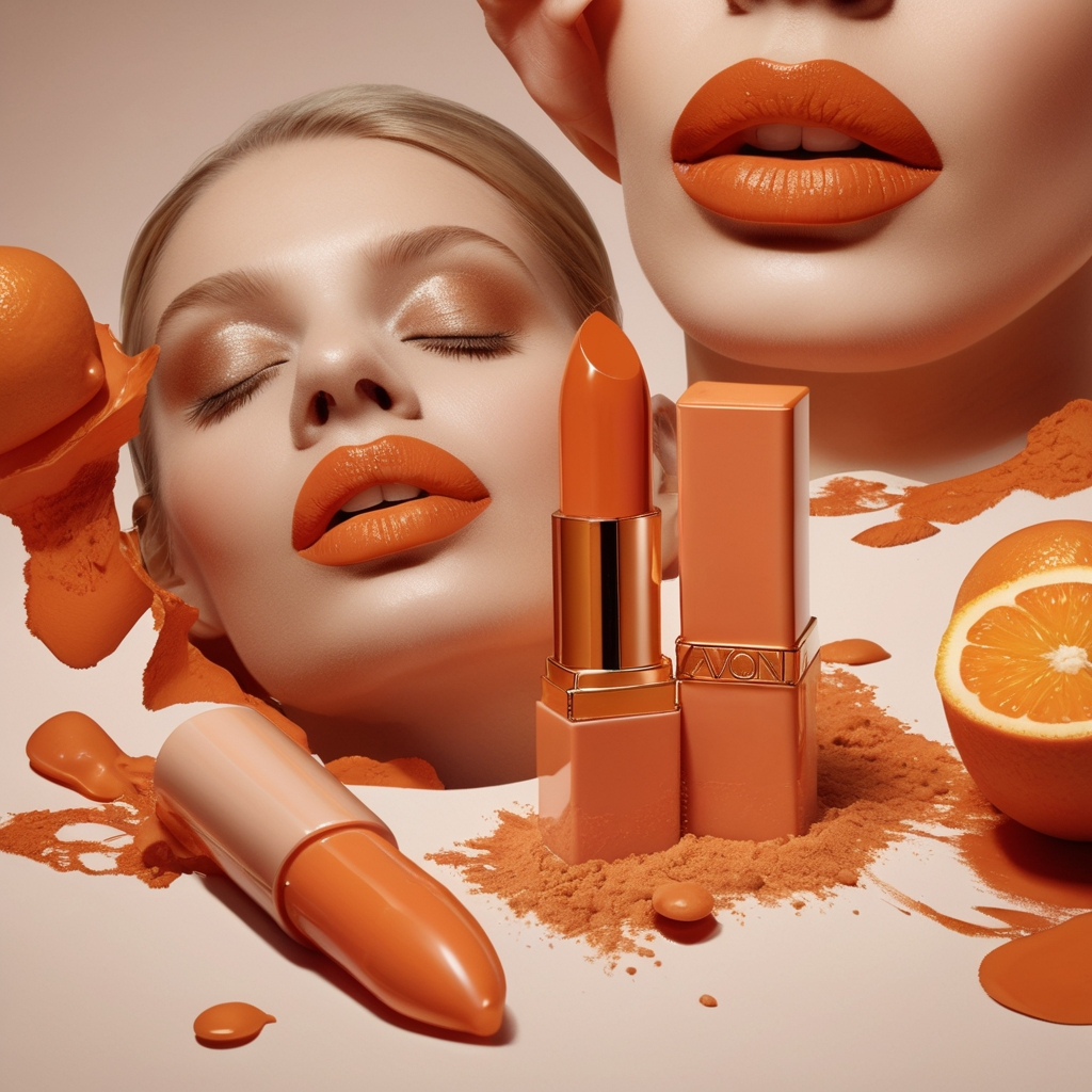 orange chiffon avon lipstick
