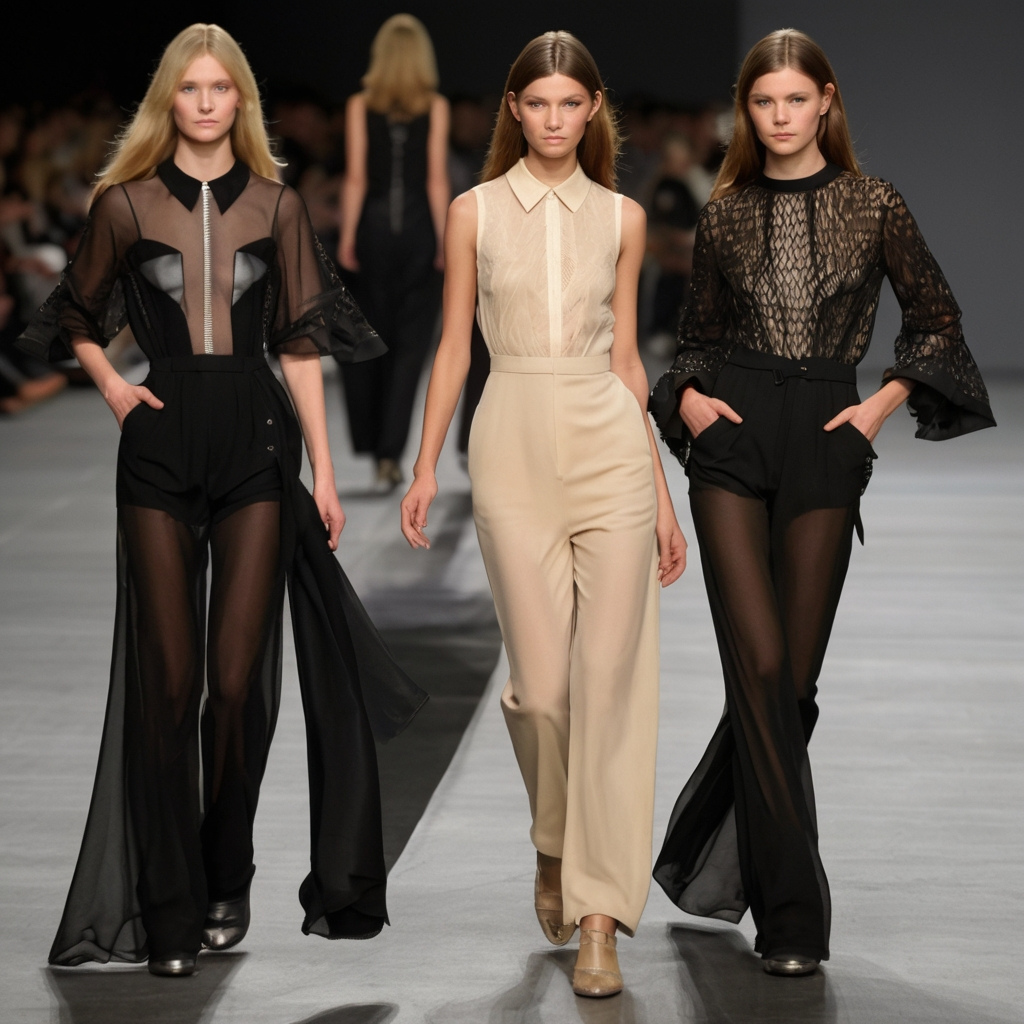 black sheer jumpsuit