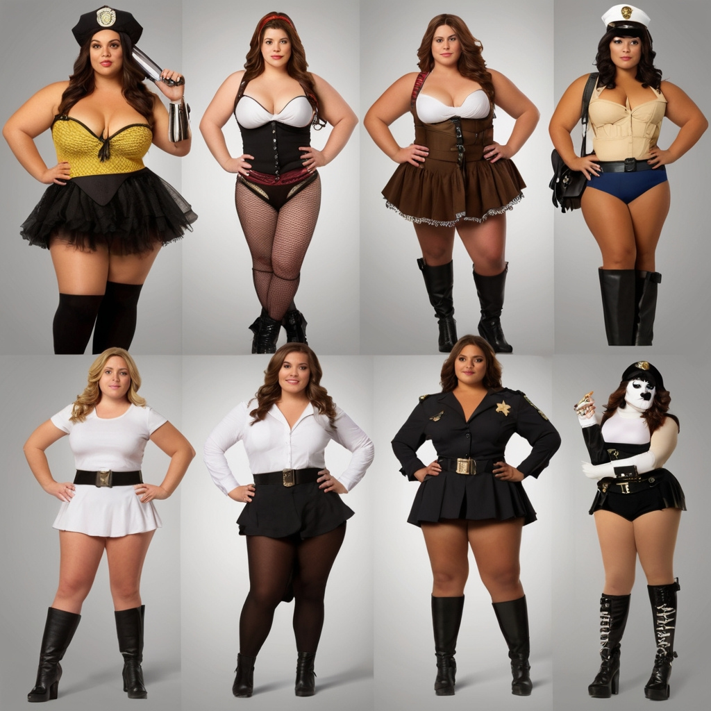plus size cop costumes