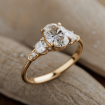 oval moissanite engagement ring