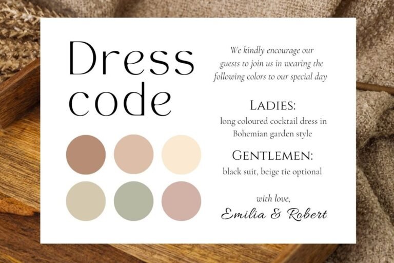 Wedding Dress Code
